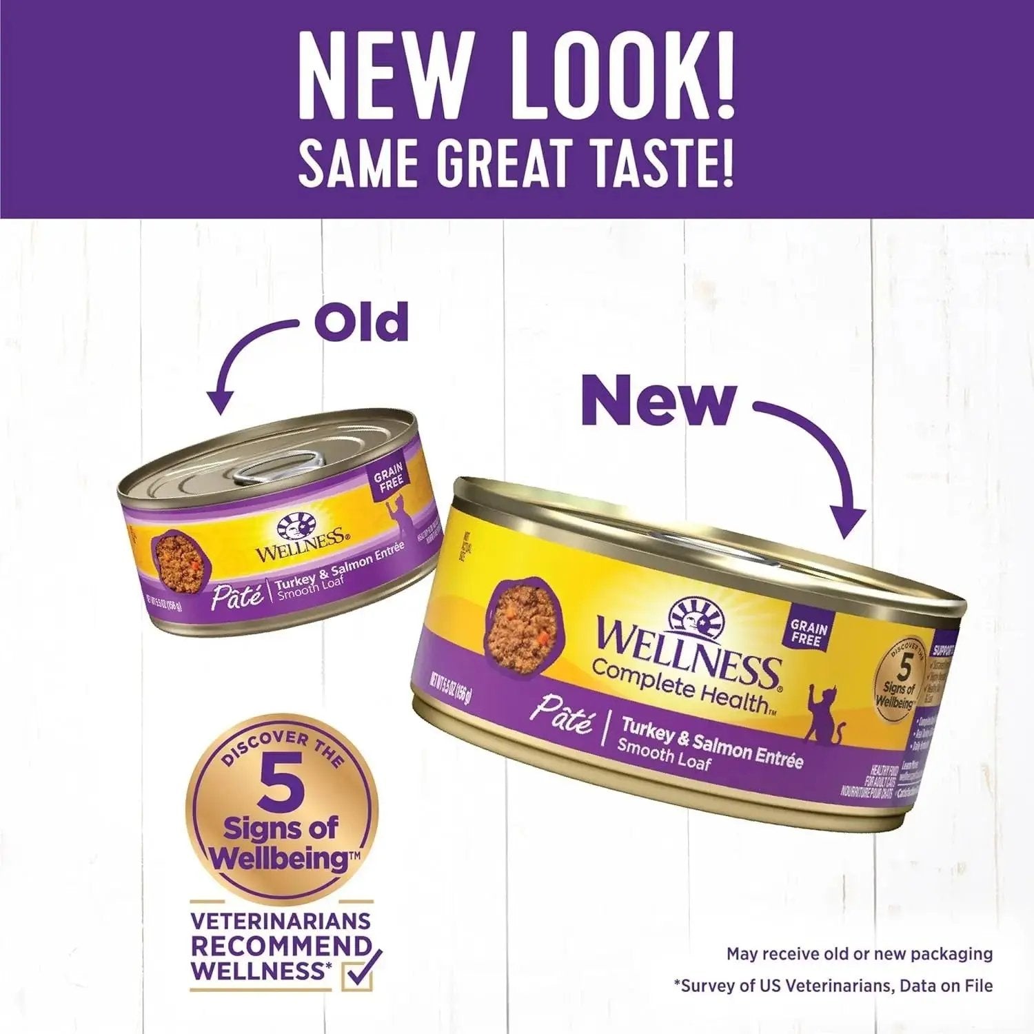 Wellness Complete Health Pate Adult Wet Cat Food, Natural, Protein-Rich, Grain F -Ê Wellness